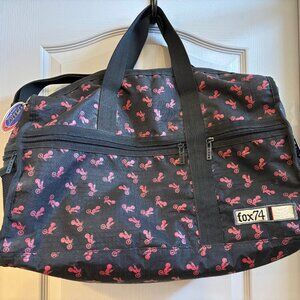 Vintage RARE Y2K Fox Racing motocross motorsports duffle bag